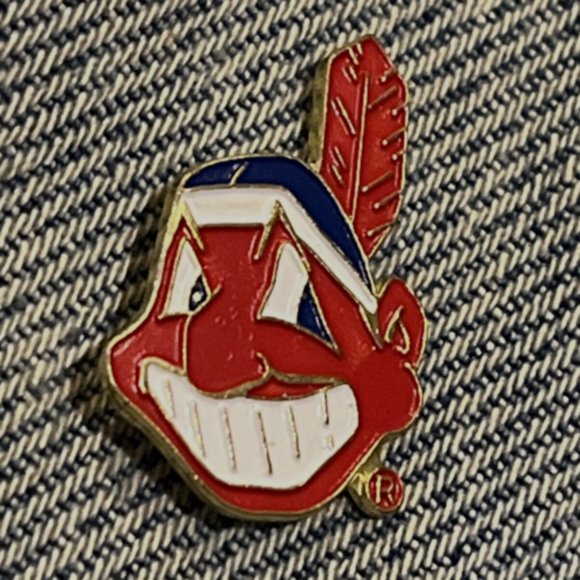 Olympic Accessories Cleveland Indians Baseball Lapel Pin Chief